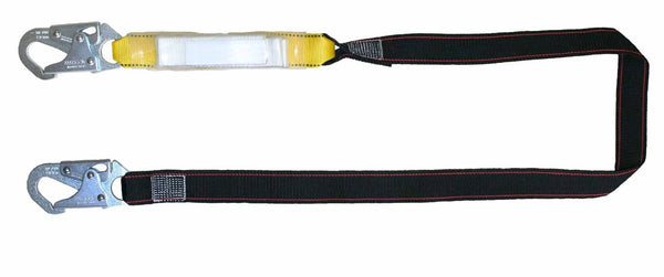 Safety Direct 420 single leg energy-absorbing polyester web lanyard
