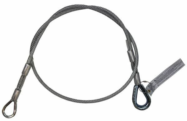 Malta Dynamics A6205 (2-PACK) 6 ft wire rope sling choker, front view