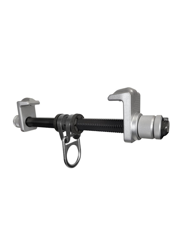 Frontline STAH aluminum I-beam slider anchor, front view