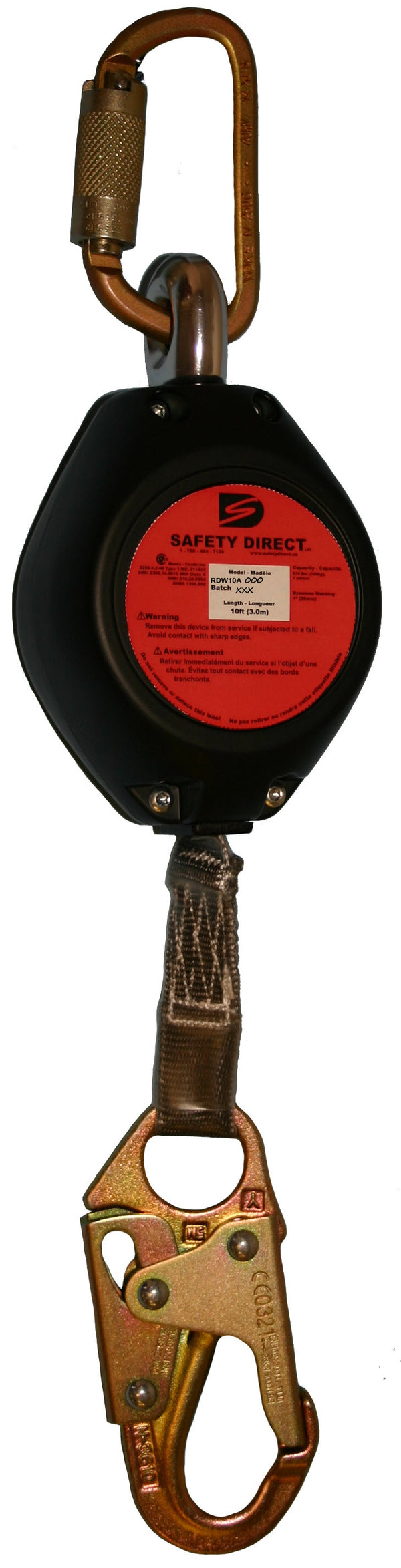 Safety Direct RDW web self-retracting device with Dyneema webbing