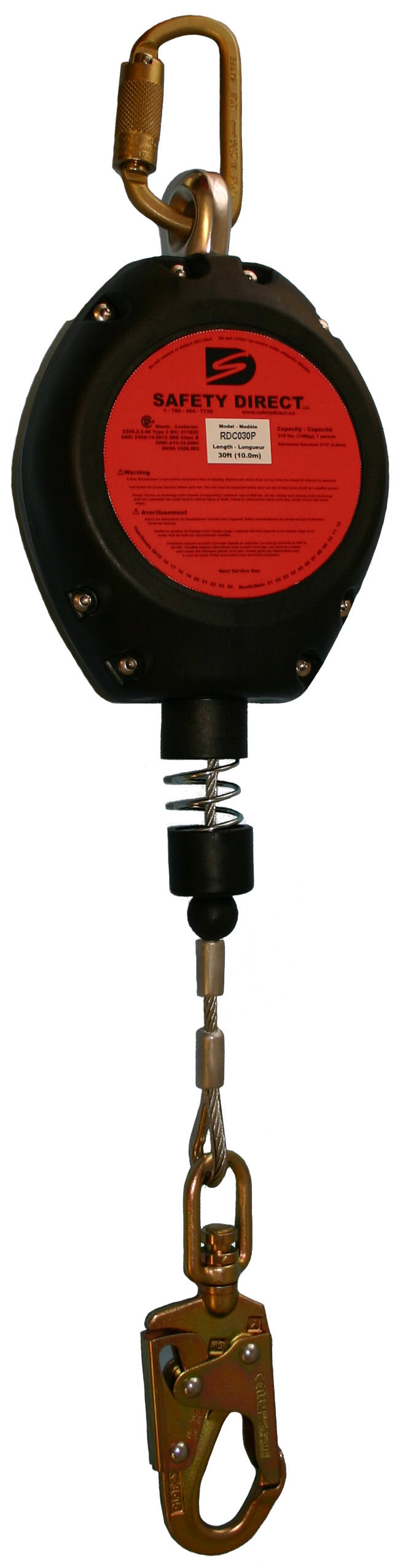 Safety Direct MALINGUARD RDC030P 30 ft galvanized cable self-retracting lifeline