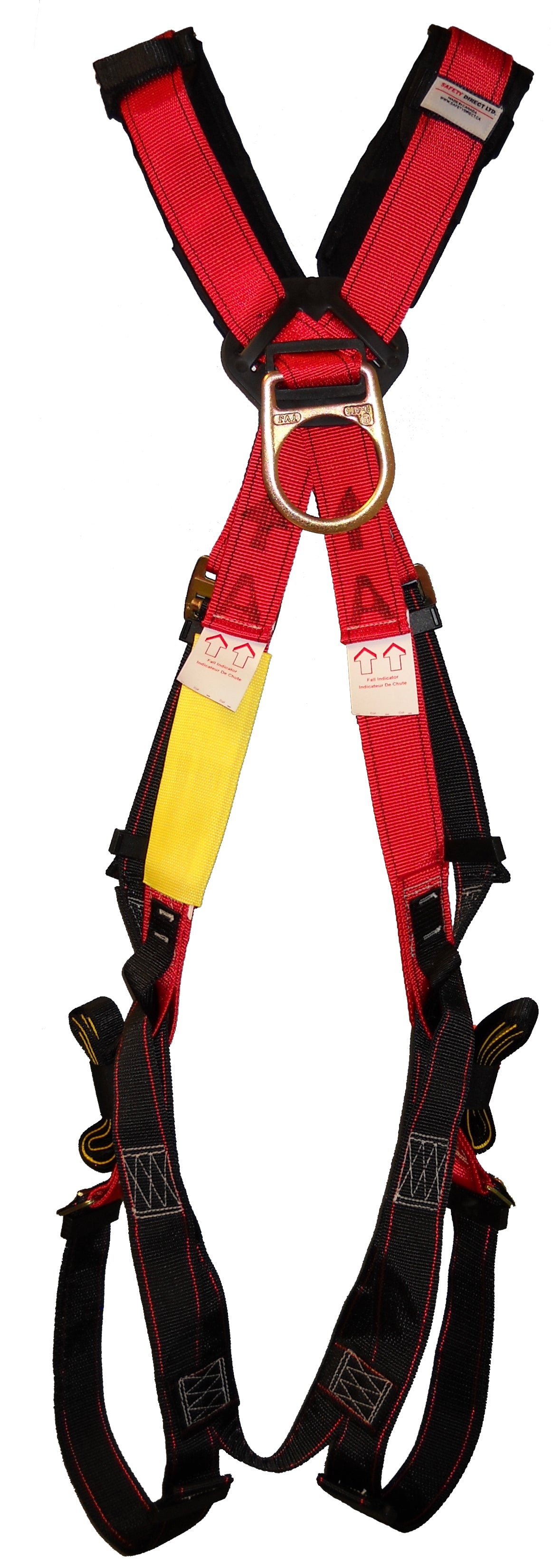 Safety Direct MH2011100A Class A crossover-style harness, back view