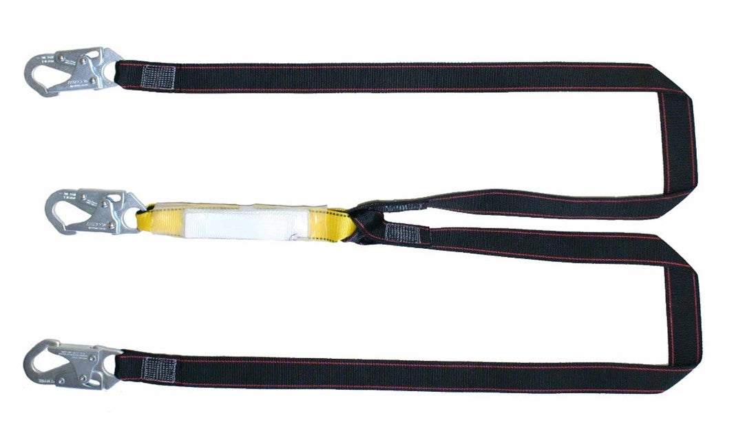 Safety Direct 420 twin leg energy-absorbing polyester web lanyard