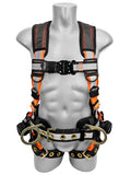 Harnais de corps complet de construction réfléchissant Frontline 100RCTB Combat™ avec sangles de jambes à boucle ardillon et sangles anti-traumatisme | Haute visibilité | Canada