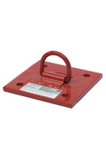 Anneau en D forgé CRA D-Plate avec revêtement en poudre rouge