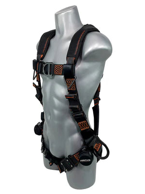 Harnais-gilet intégral de combat Frontline 105CFTB Combat™ — Anneaux en D avant et latéraux avec sangles anti-choc de suspension