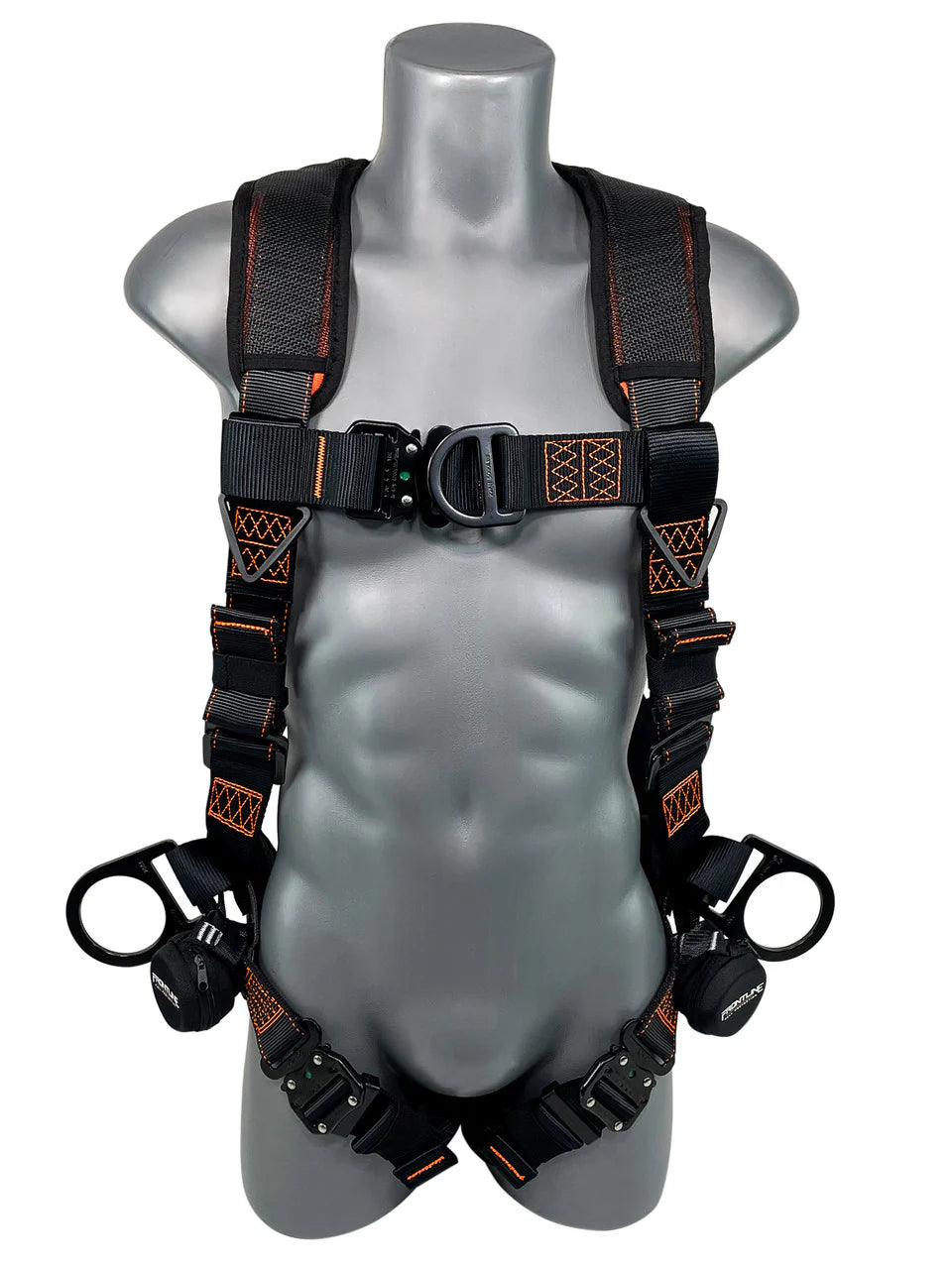 Harnais-gilet intégral de combat Frontline 105CFTB Combat™ — Anneaux en D avant et latéraux avec sangles anti-choc de suspension