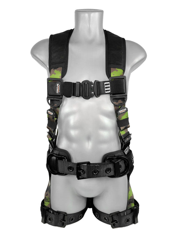 Frontline 110CTB-CF camouflage construction harness, front