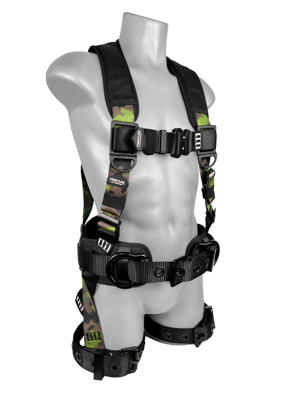 Frontline 110CTB-CF harness back with twin-SRL web loop