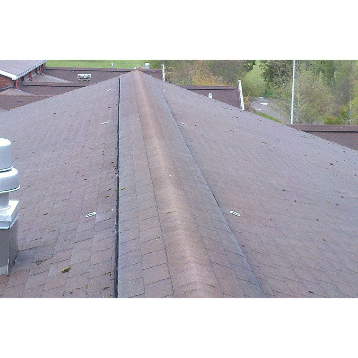 Super Anchor RS-10 2813 retrofit roof anchor installed at the ridgeline