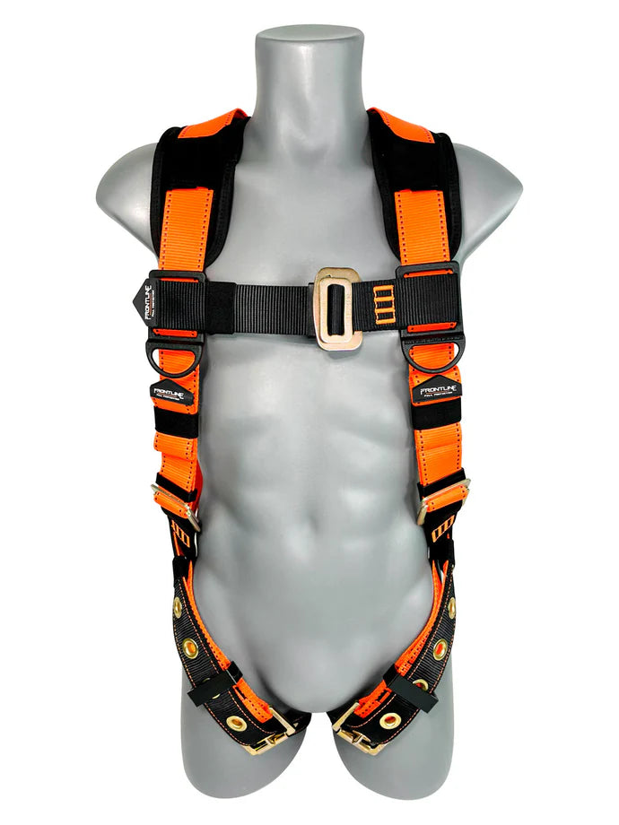 Harnais antichute complet Frontline 50VTB Combat™ Economy avec ceinture à boucles à ardillon | Conforme aux normes OSHA / ANSI | Canada