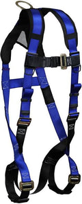 FallTech 7015B Harnais standard sans ceinture Contractor Plus 1D à boucles d'assemblage