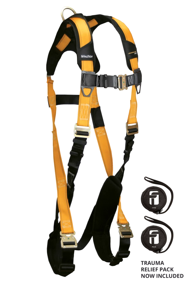 Harnais FallTech 7021QC Journeyman Flex 1D à connexion rapide sans ceinture
