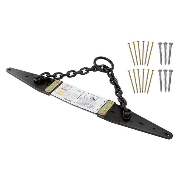 FallTech 7493A Ancrage à chaîne réutilisable robuste pour le bois | OSHA 1926.502