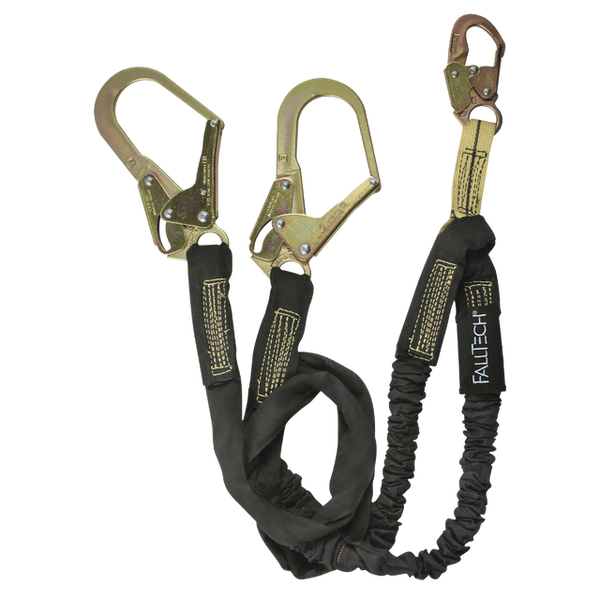 Longes doubles 6' WeldTech FallTech C8242Y3, mousquetons à grande ouverture | CSA Z259.11