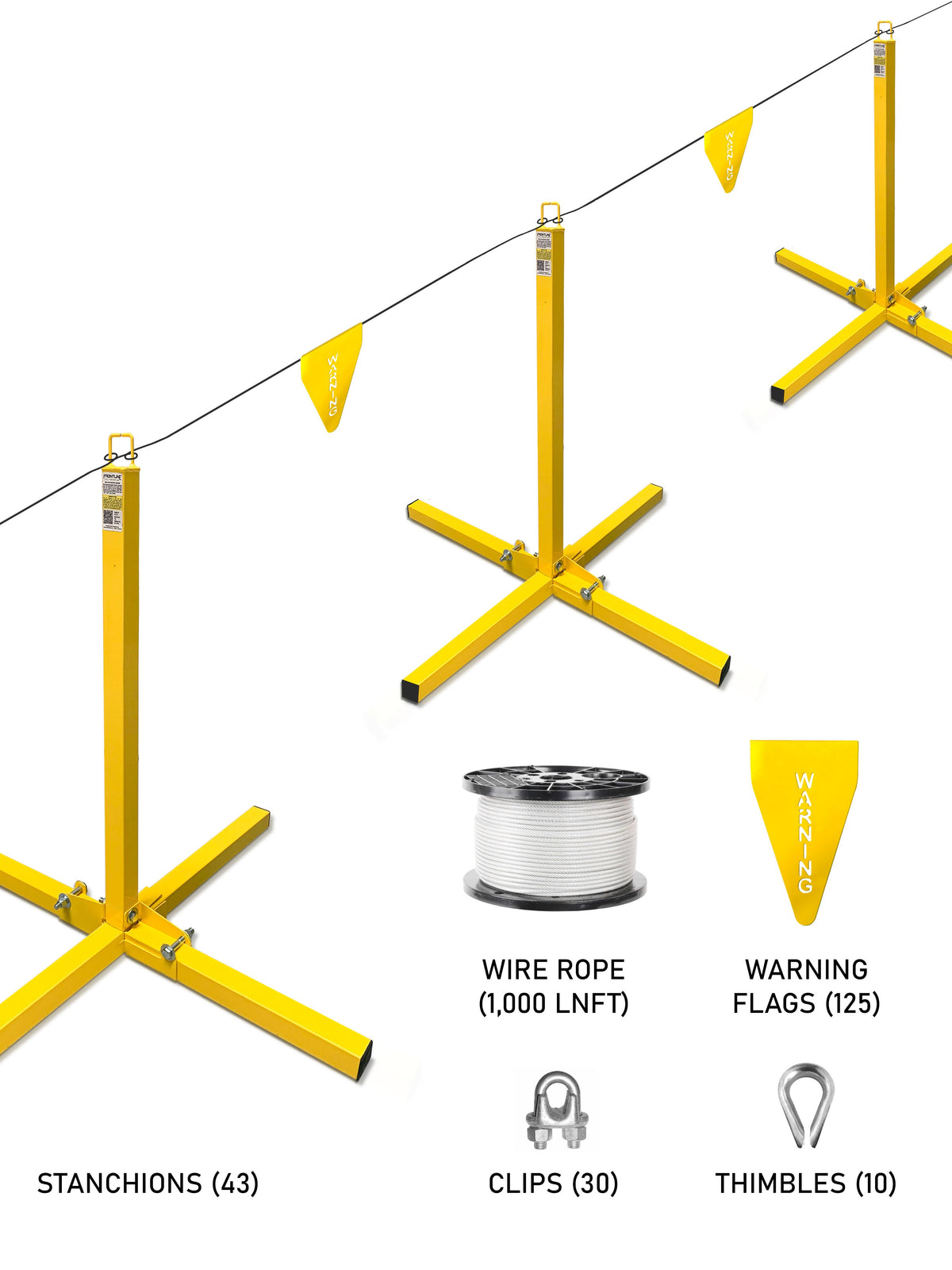 Frontline WLS16 warning line stanchion, view 7