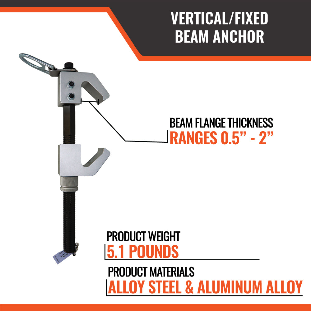 Malta Dynamics A6105 Vertical / Fixed Beam Anchor, feature callout 2
