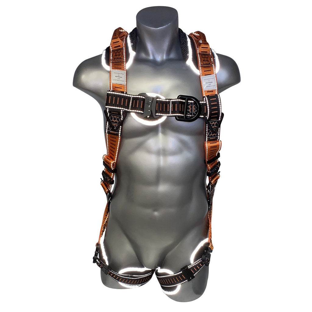 Malta Dynamics B4001 Razorback Elite Sternal harness, reflective padding