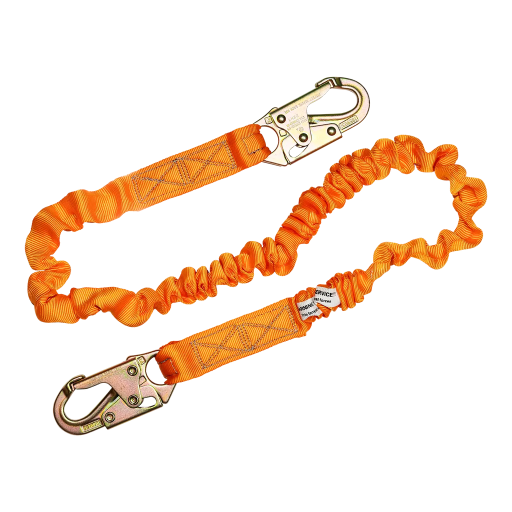 Malta Dynamics 4.5 to 6 ft stretch shock-absorbing lanyard