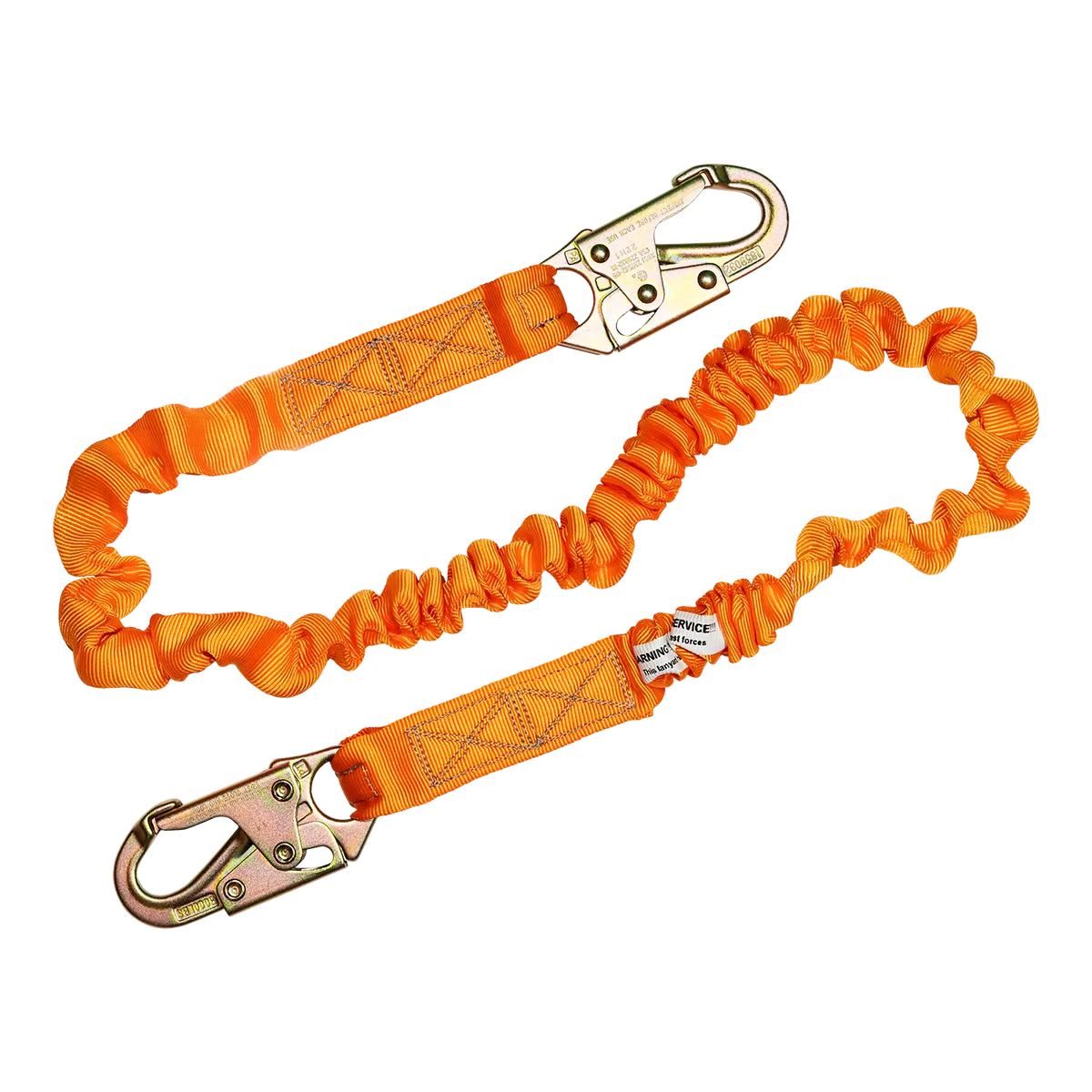Malta Dynamics 4.5 to 6 ft stretch shock-absorbing lanyard