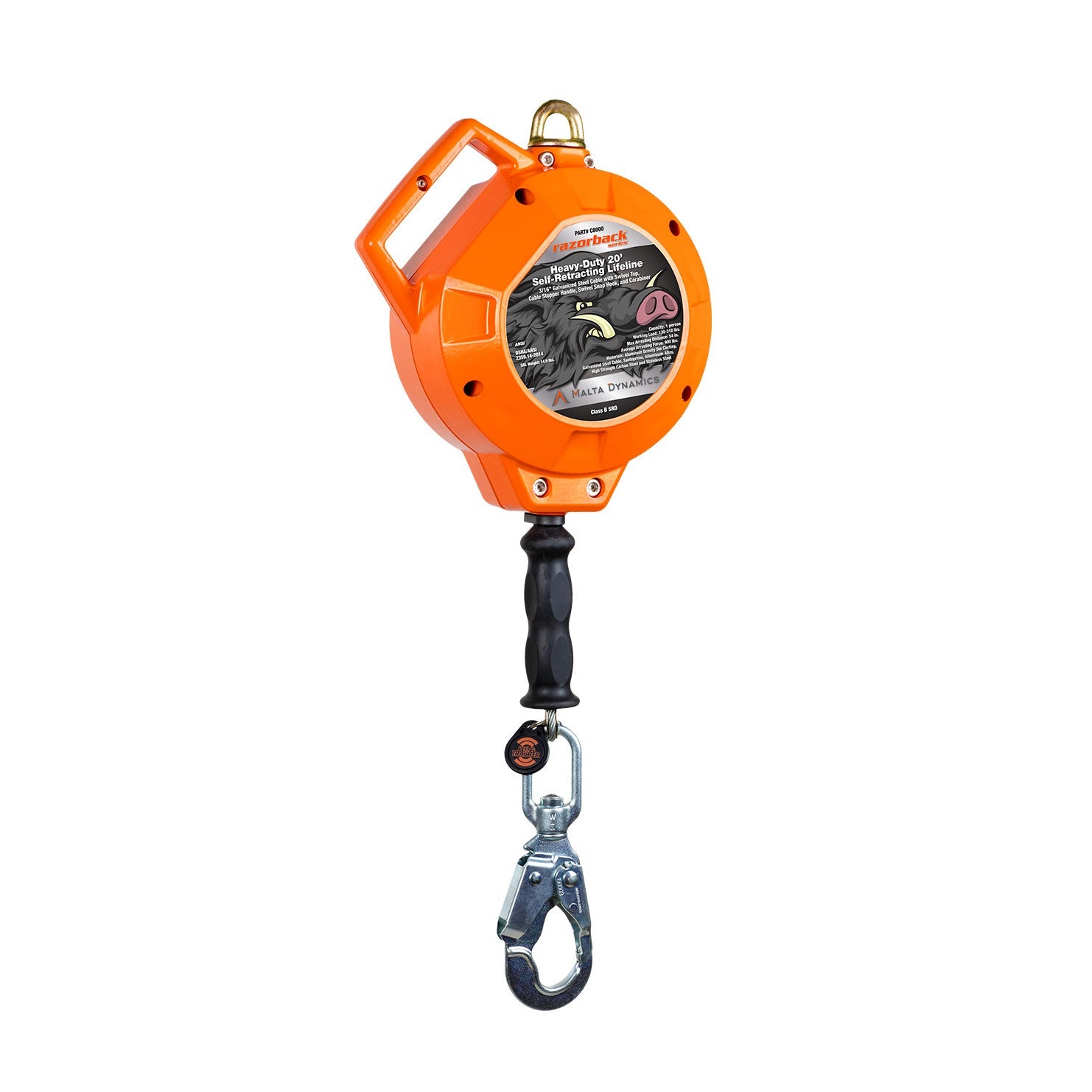 Malta Dynamics C8001 30 ft Razorback Heavy-Duty SRL