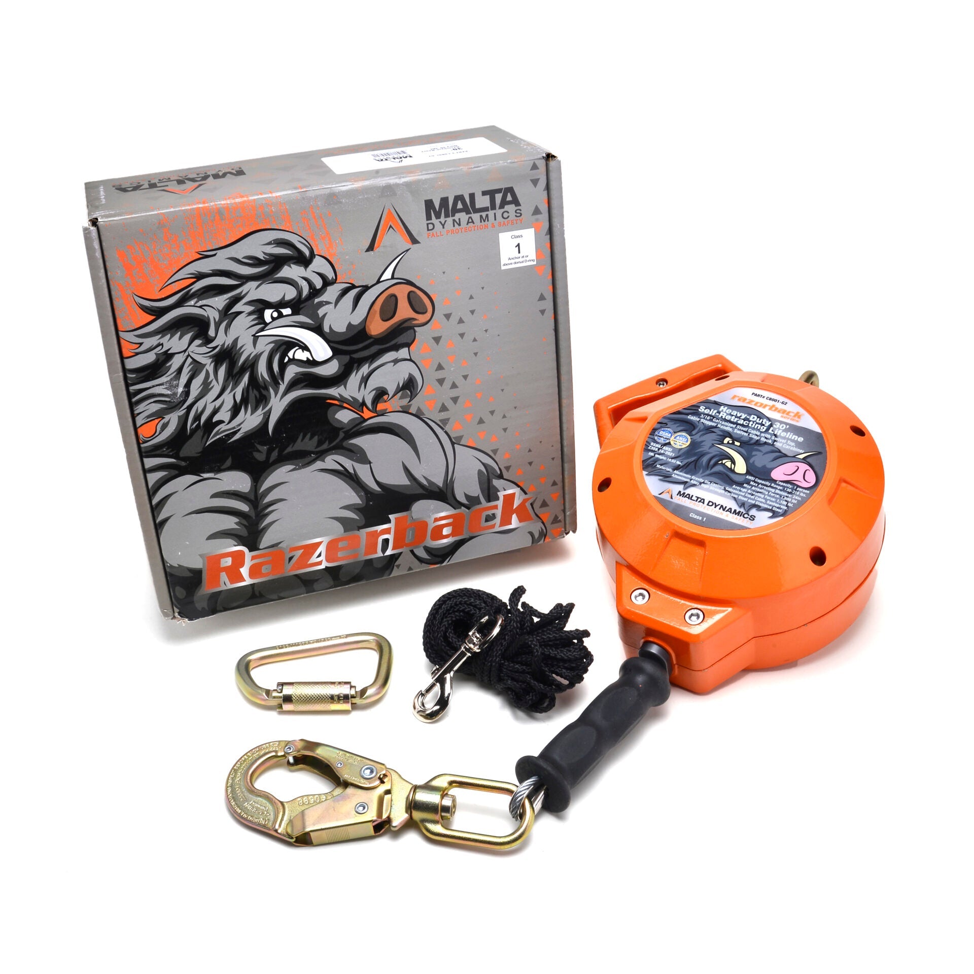 Malta Dynamics C8001 30 ft Razorback Heavy-Duty SRL
