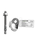 Frontline COFA01 stainless steel flange anchor with bolt