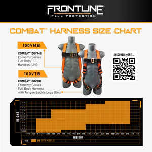 Kit de protection antichute Frontline K100-61S Combat™ Compliance