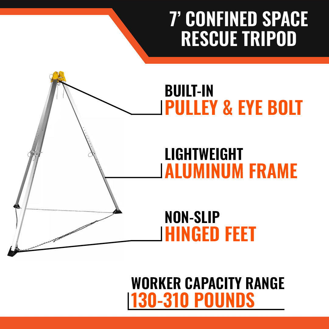 Malta Dynamics R0006 7ft Rescue Tripod - View 3