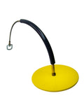 Frontline DT drop-thru anchor, round steel plate with aircraft cable and swivel ring