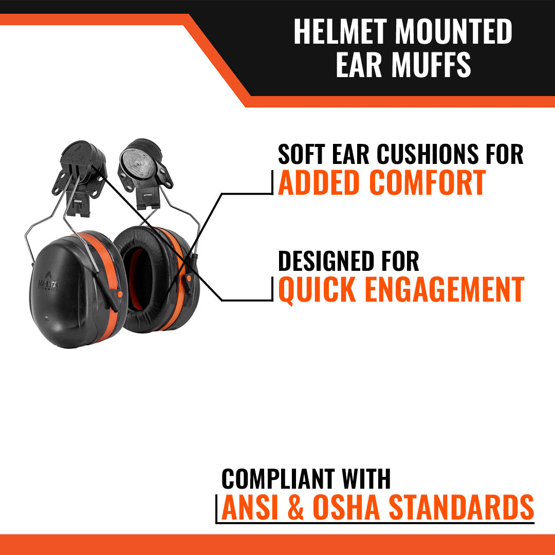Malta Dynamics EM0002 Full Brim Earmuffs - View 4