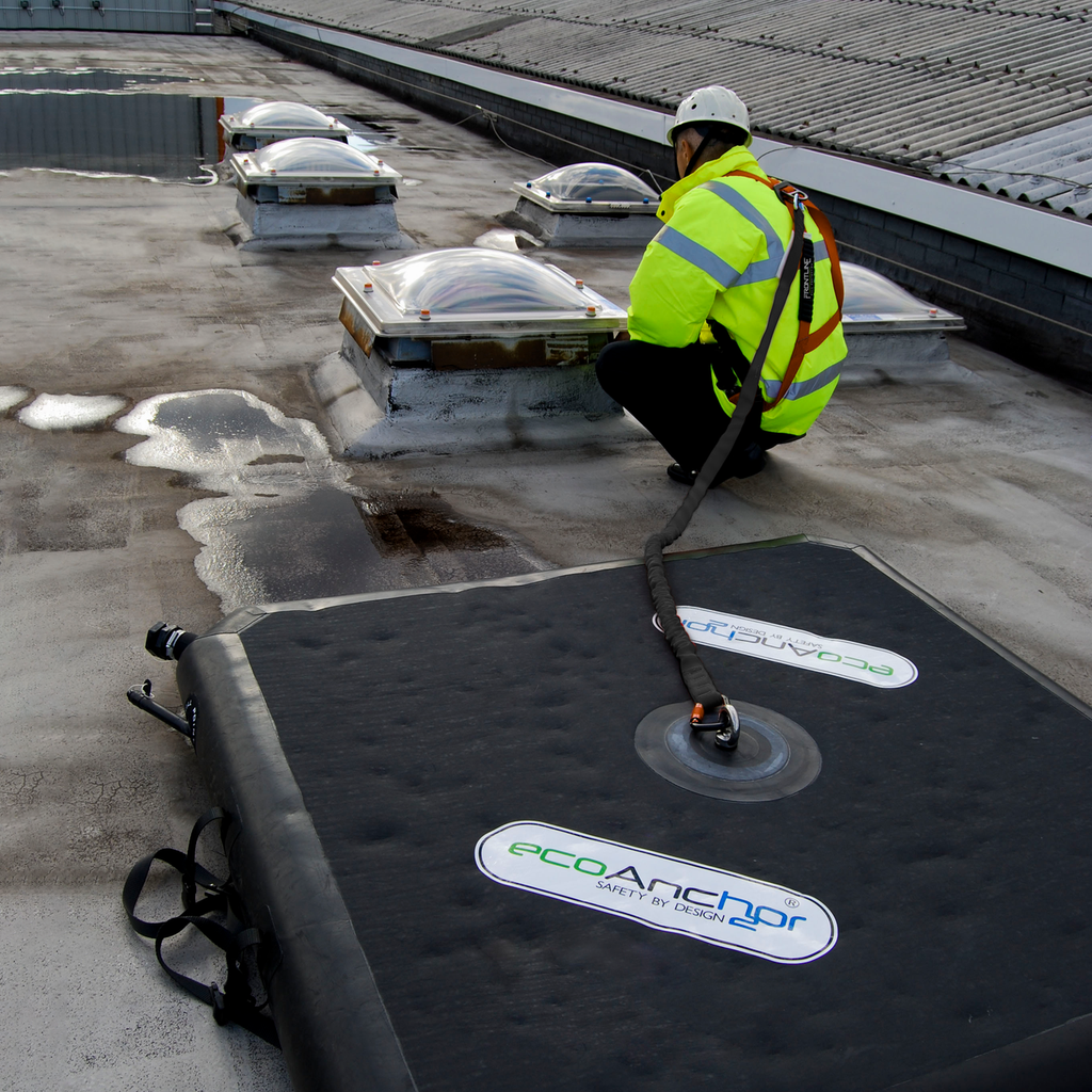 Frontline CW1WB EcoAnchor on a flat roof