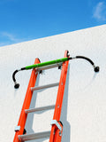 Frontline LAS48 universal ladder stabilizer fitted to an extension ladder