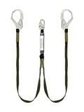Frontline LIS62RDL Oil and Gas 6' Double Leg Lanyard with Rebar Hooks