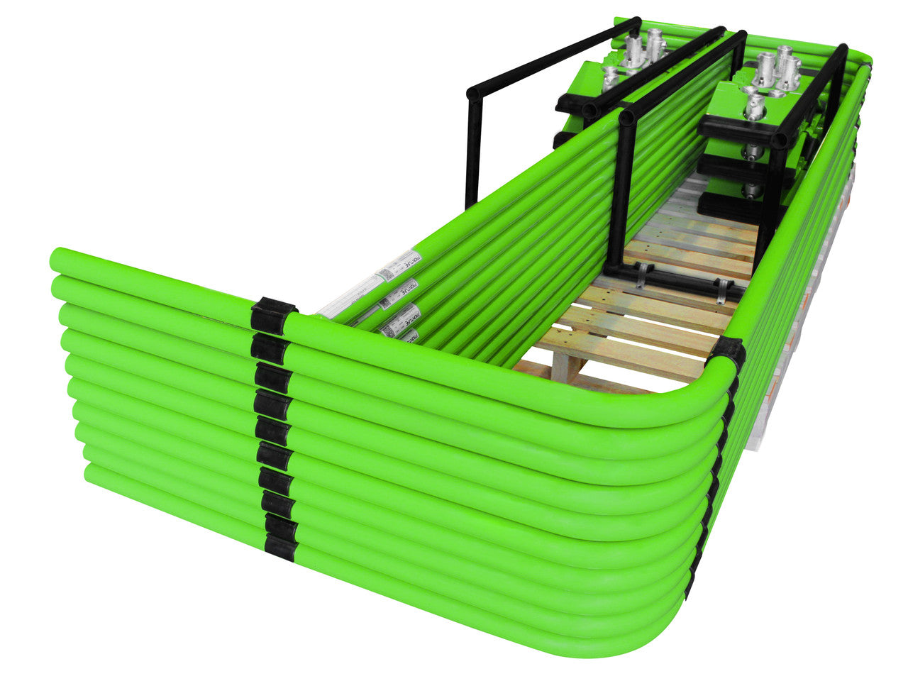 Kit de système de garde-corps non pénétrant Frontline GUS75 – Protection de bord de toit de 75 pi conforme aux normes OSHA Canada