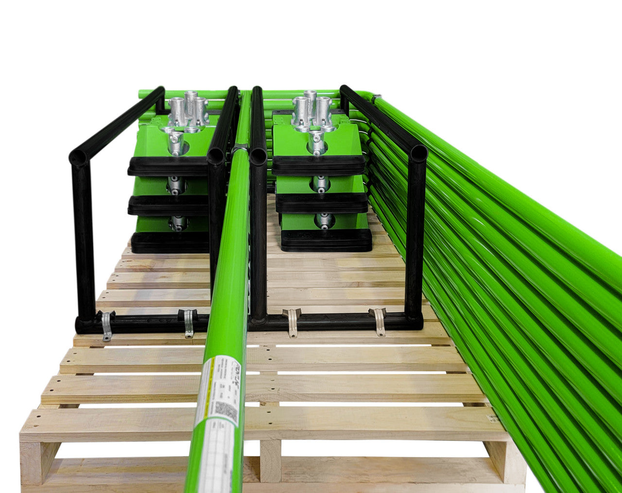 Kit de système de garde-corps non pénétrant GUS10 de première ligne – Protection de bord de toit conforme à l'OSHA de 100 pi Canada