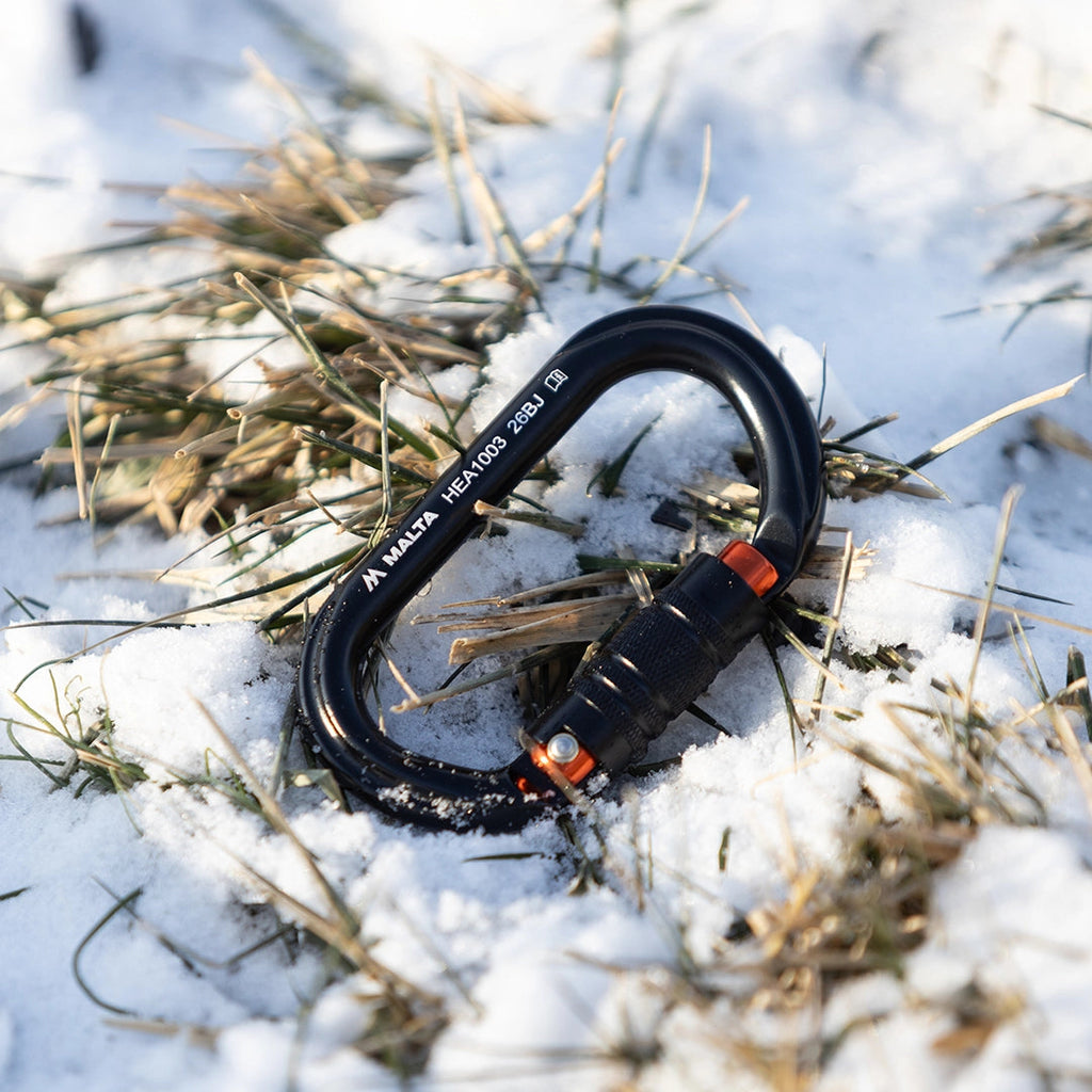 Malta Dynamics HEA1003 Aluminum Self-Locking Carabiner - View 2