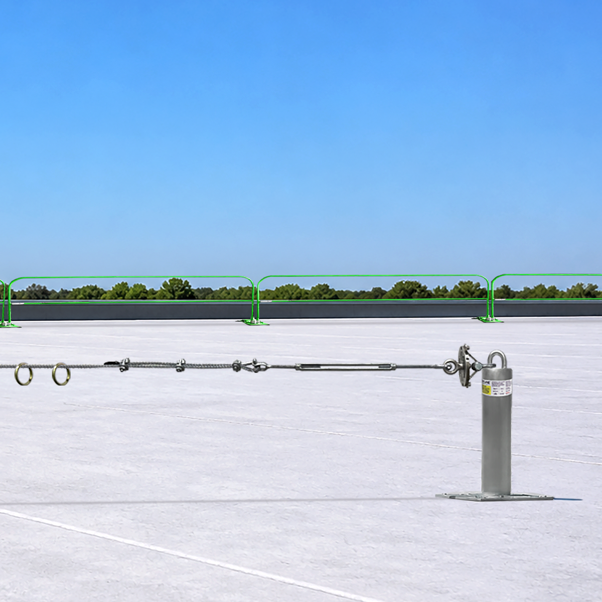 Frontline HLC-MPA lifeline spanning two anchors