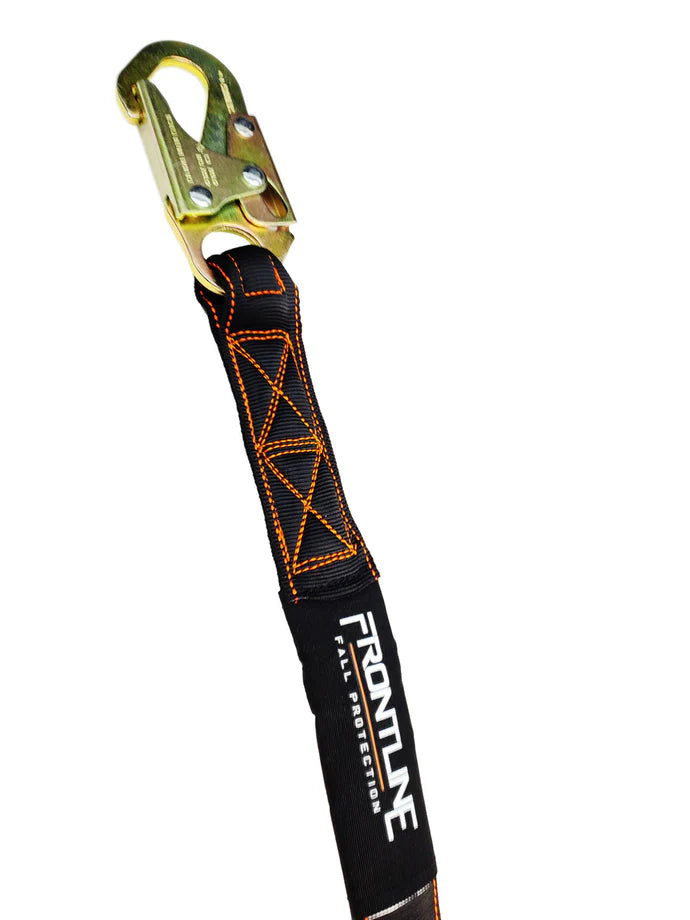 Longe antichute Frontline LIS61R Combat™ à une jambe de 6 pi avec crochet à armature et absorbeur de chocs interne | Protection contre les chutes OSHA Canada