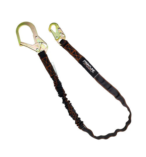 Longe antichute Frontline LIS61R Combat™ à une jambe de 6 pi avec crochet à armature et absorbeur de chocs interne | Protection contre les chutes OSHA Canada