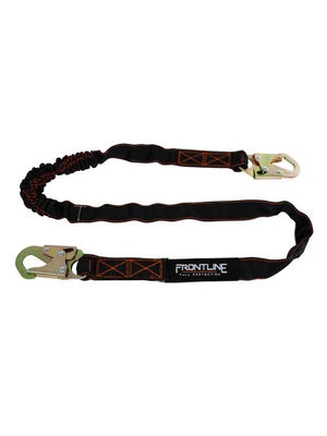 Frontline LIS61S Combat™ Longe simple de 1,8 m avec absorbeur de chocs intégré (extrémités à mousquetons)