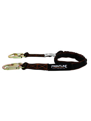 Frontline LIS61S Combat™ Longe simple de 1,8 m avec absorbeur de chocs intégré (extrémités à mousquetons)