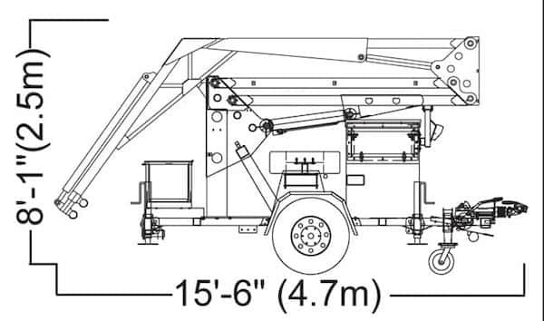Malta Dynamics X1240 Mobile Grabber, 2 Workers, 30 ft | Canada