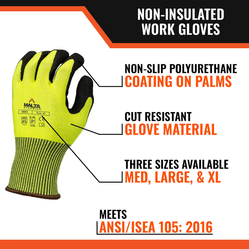Malta Dynamics G6001 A5 Work Gloves - View 3
