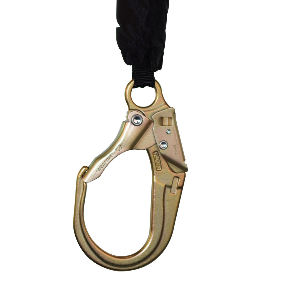 Malta Dynamics C7203 Pygmy Hog 11' Personal Self-Retracting Lifeline, close-up of the rebar hook