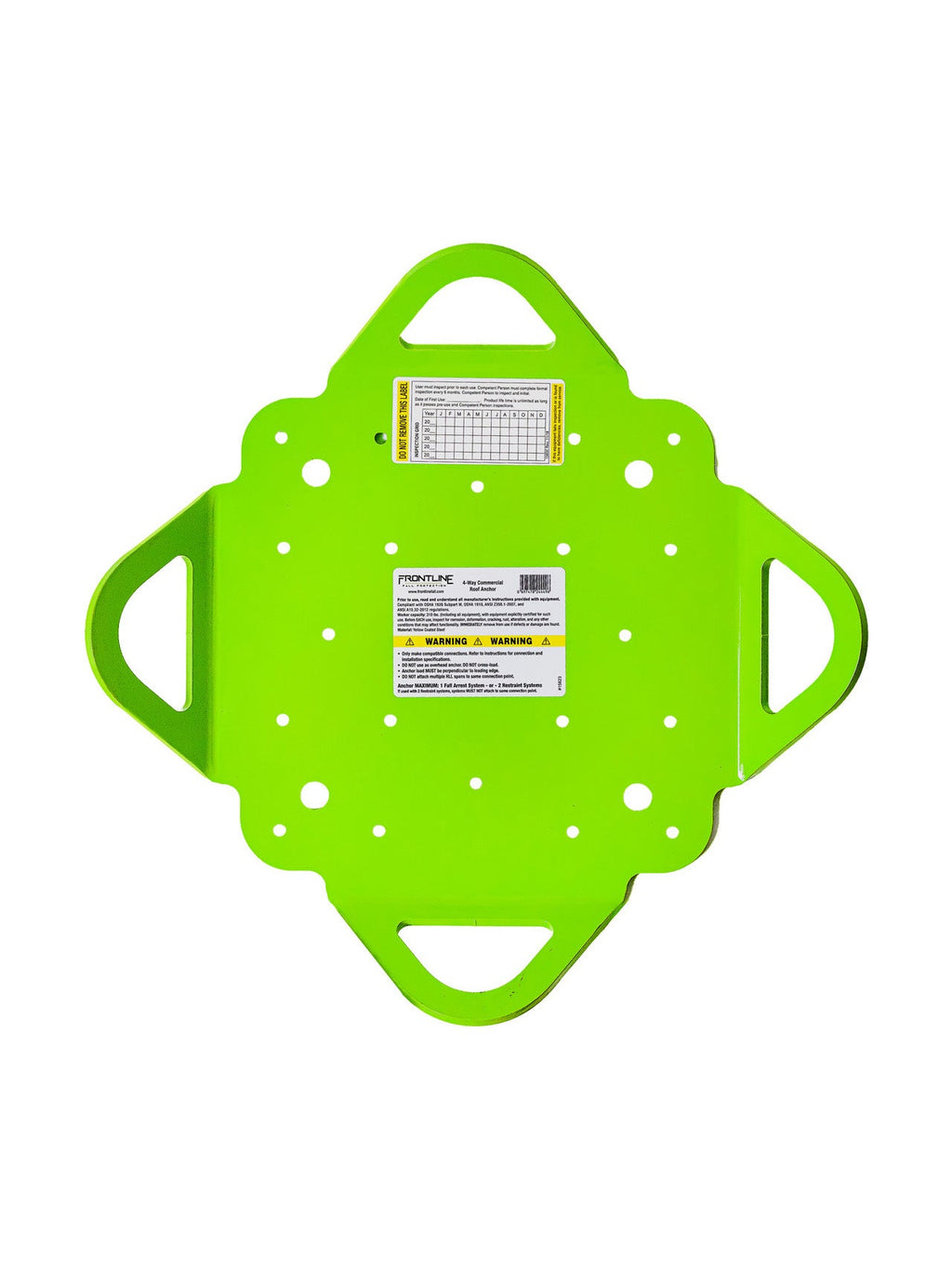 Frontline RO4W 4-way roof anchor, angled view