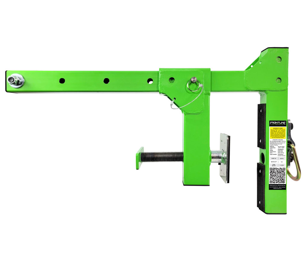 Frontline ROP16 parapet adjustable non-penetrating anchor, third view