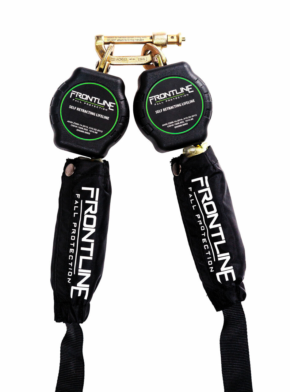 Frontline RPA092TB twin leg SRL housings, side view