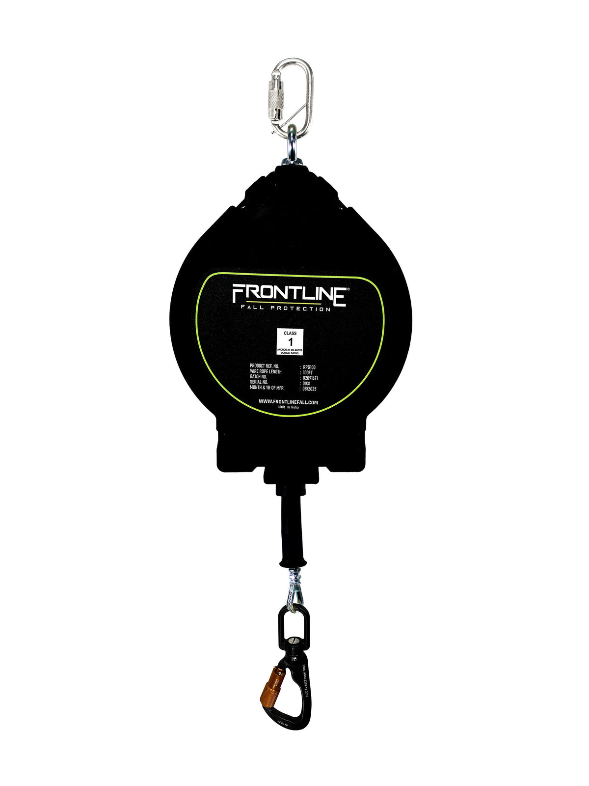 Frontline RPG100 100 ft galvanized cable SRL