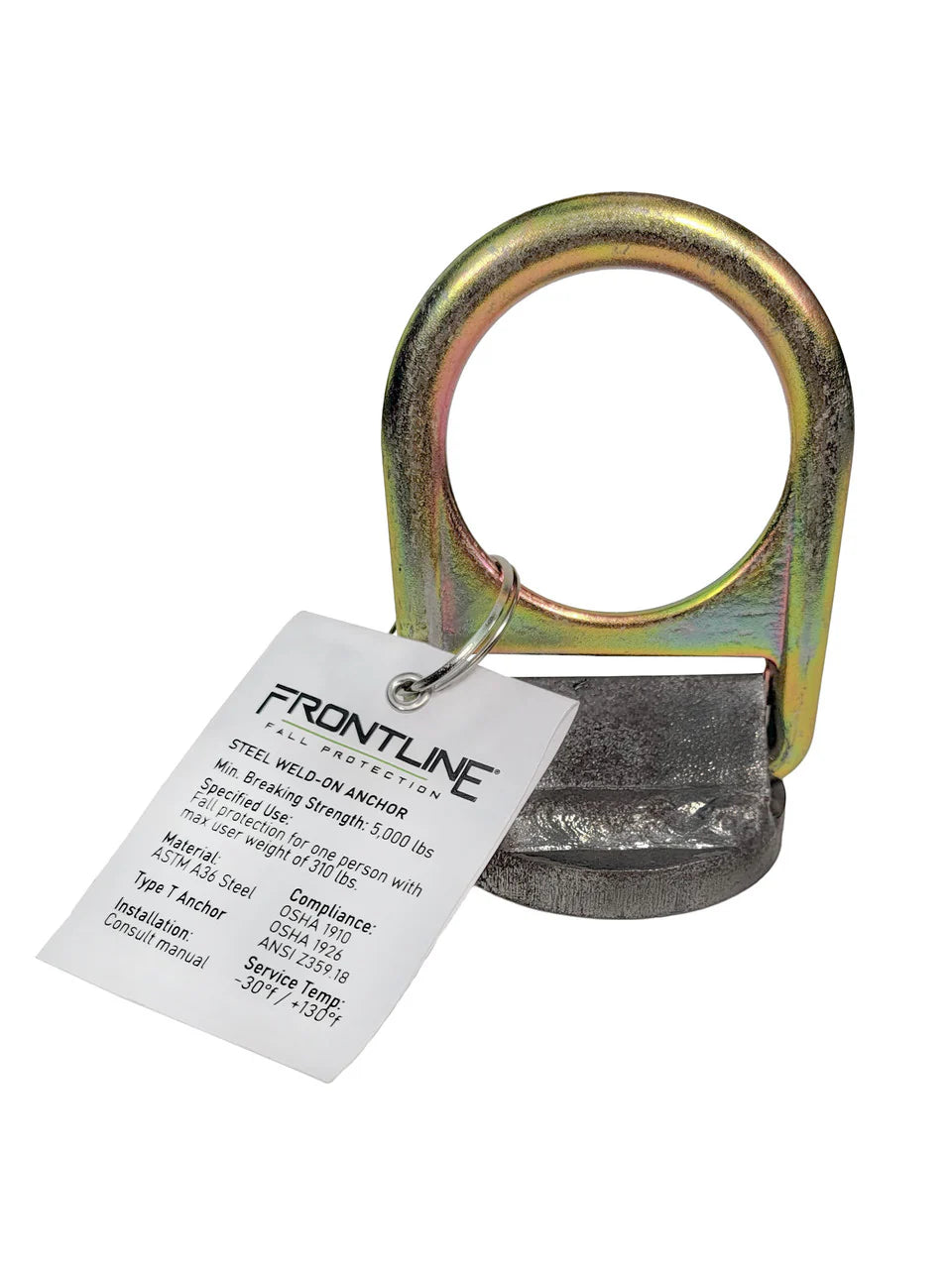 Frontline STW01 Weld-On Anchor | Permanent Steel Fall Protection Anchor Canada